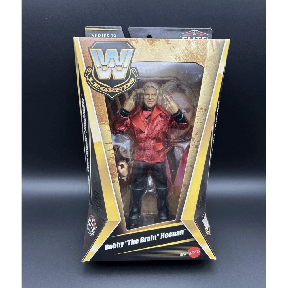 Series 29 "New" WWE Elite Legends Bobby "The Brain" Heenan Action Figure